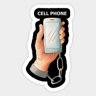 CELL PHONE (black edition) Sticker